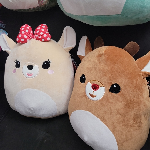 14" NWT Clarice & Rudolph Squishmallows - Picture 2 of 9